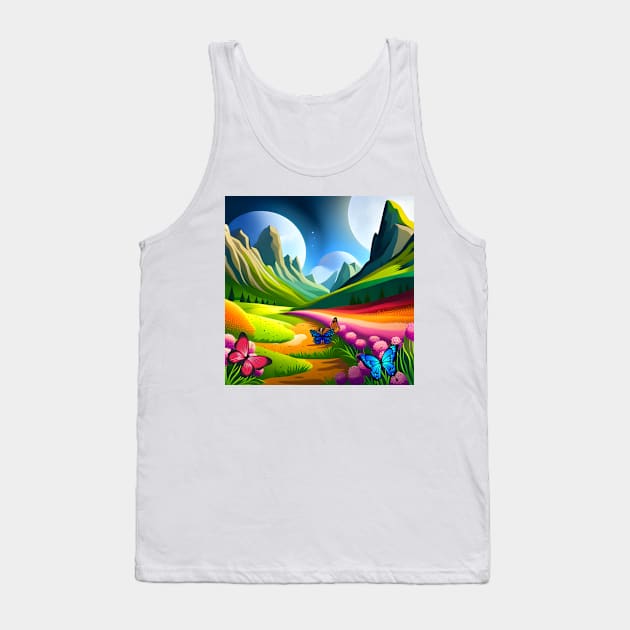 Beautiful Landscape T-shirt Tank Top by Inspirational Doses